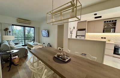 Rental of a modern 3-room apartment, 70 m², Palermo Nuevo district, Buenos Aires, Argentina